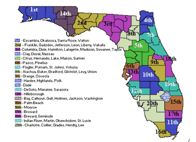 Florida Judicial Districts